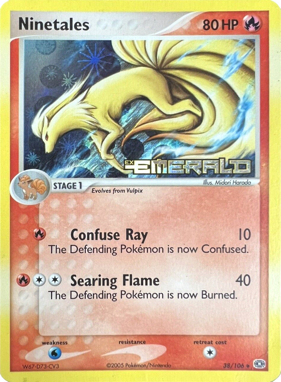 Ninetales (38/106) (Stamped) [EX: Emerald] | Exor Games Summserside
