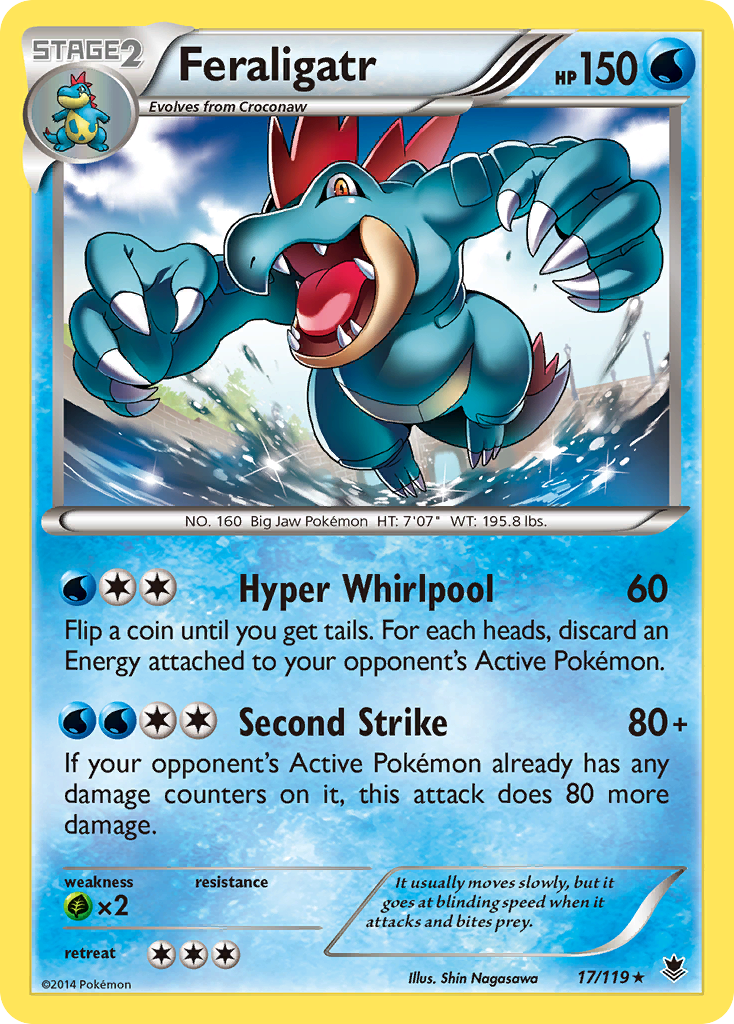 Feraligatr (17/119) [XY: Phantom Forces] | Exor Games Summserside