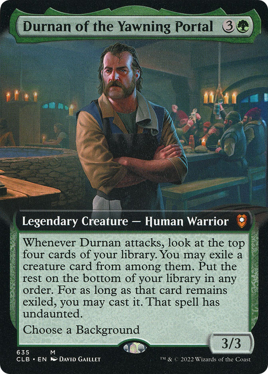 Durnan of the Yawning Portal (Extended Art) [Commander Legends: Battle for Baldur's Gate] | Exor Games Summserside