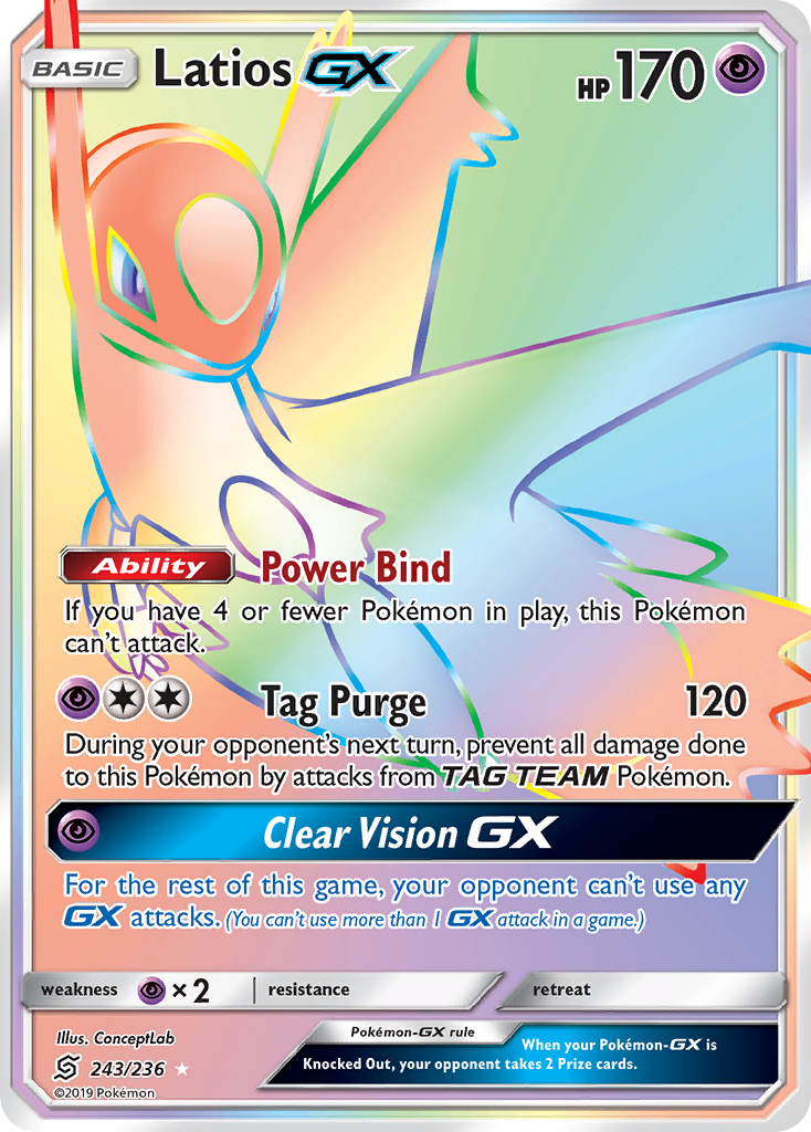 Latios GX (243/236) [Sun & Moon: Unified Minds] | Exor Games Summserside