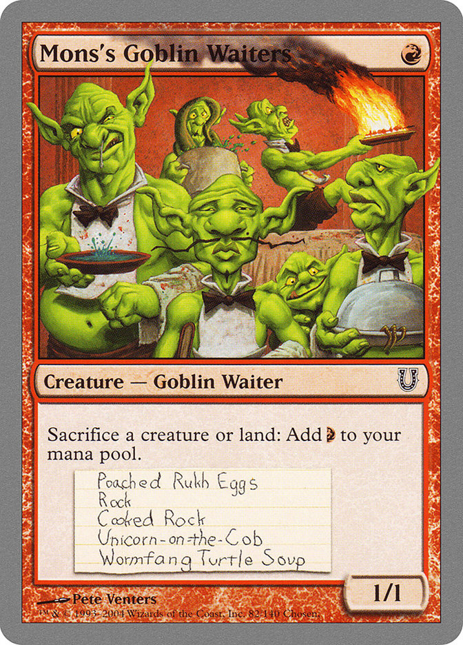 Mons's Goblin Waiters [Unhinged] | Exor Games Summserside