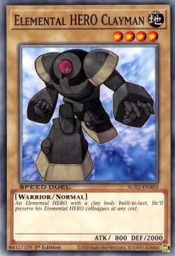 Elemental HERO Clayman [SGX1-ENA03] Common | Exor Games Summserside