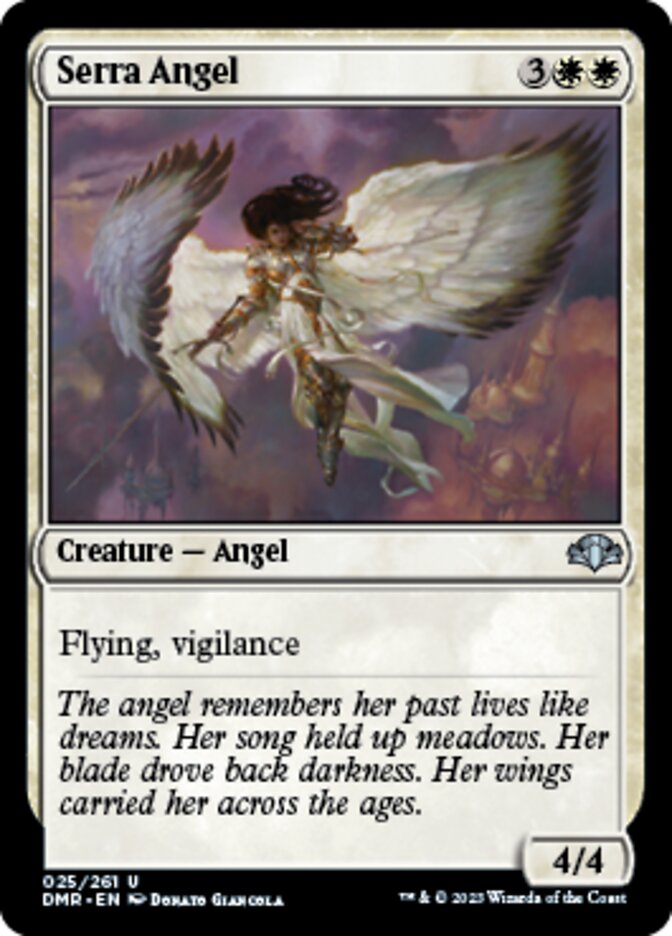 Serra Angel [Dominaria Remastered] | Exor Games Summserside