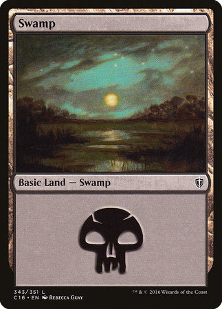 Swamp (343) [Commander 2016] | Exor Games Summserside