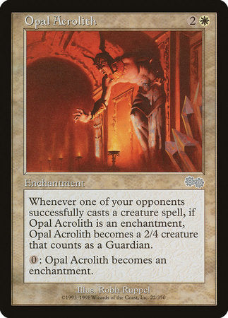 Opal Acrolith [Urza's Saga] | Exor Games Summserside