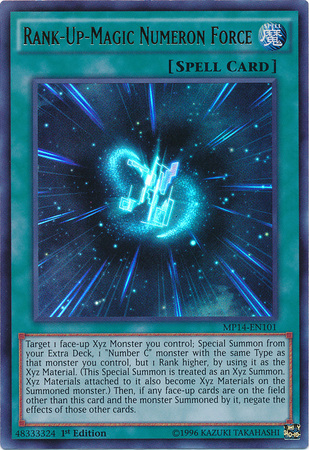 Rank-Up-Magic Numeron Force [MP14-EN101] Ultra Rare | Exor Games Summserside