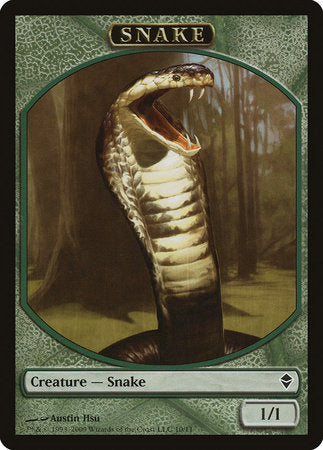 Snake Token [Zendikar Tokens] | Exor Games Summserside