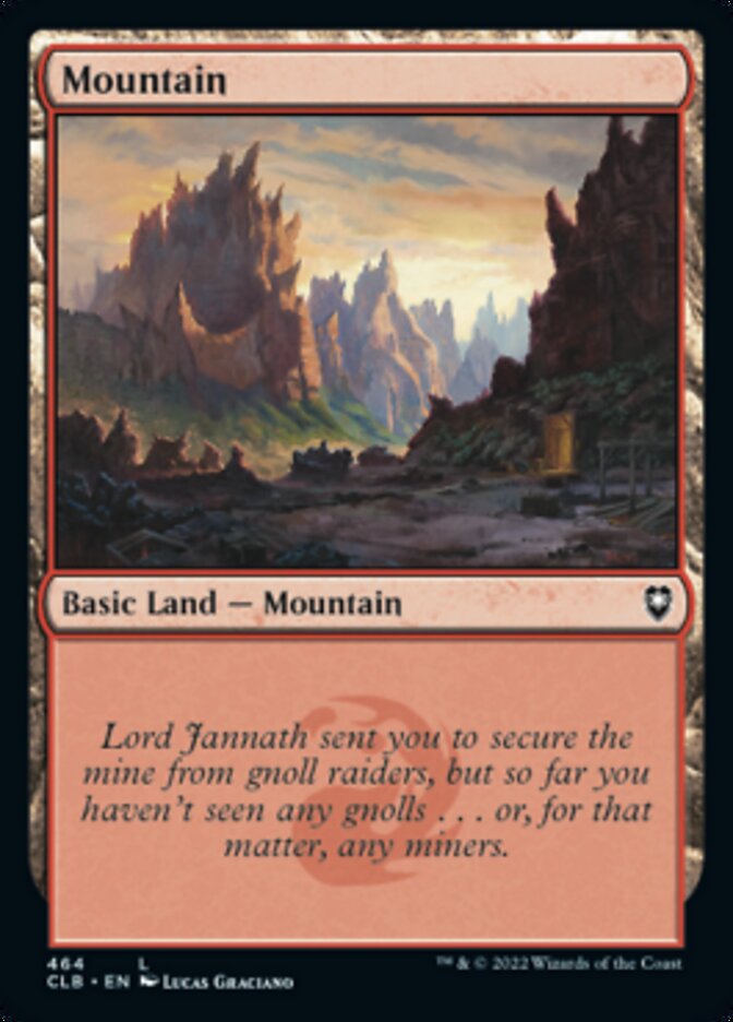 Mountain (464) [Commander Legends: Battle for Baldur's Gate] | Exor Games Summserside