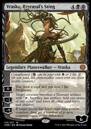 Vraska, Betrayal's Sting (Promo Pack) [Phyrexia: All Will Be One Promos] | Exor Games Summserside