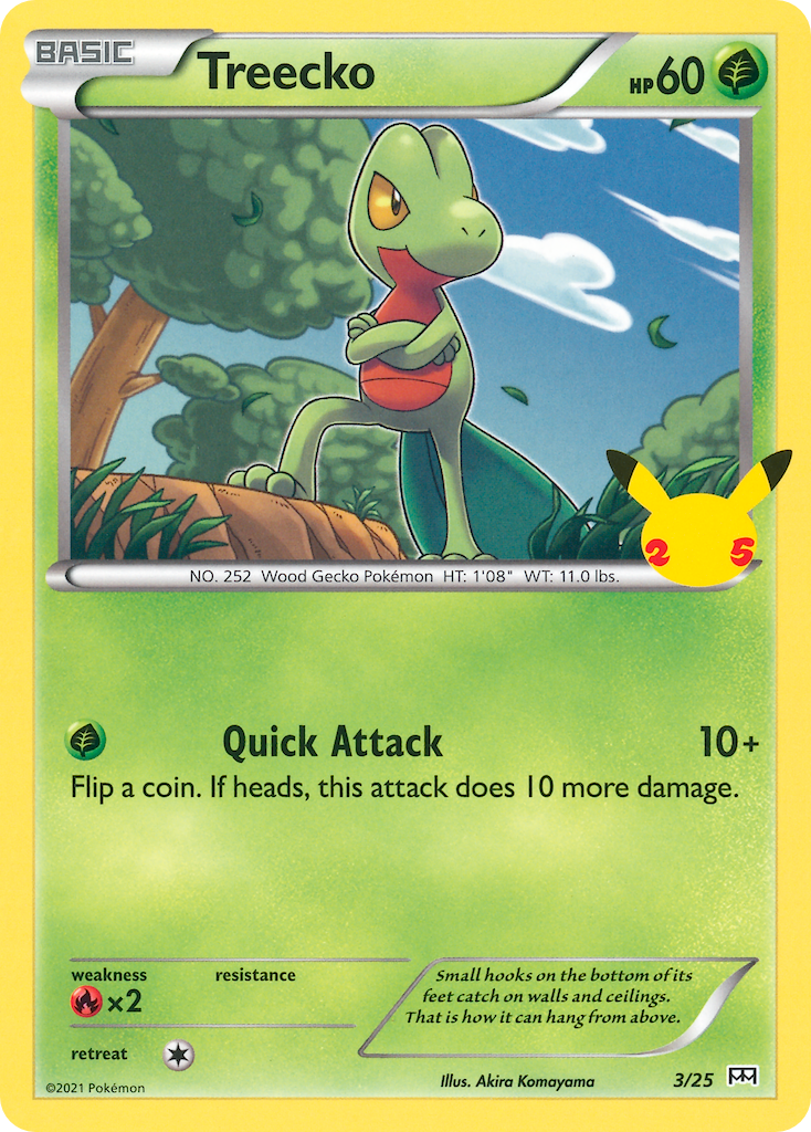 Treecko (3/25) [McDonald's 25th Anniversary] | Exor Games Summserside