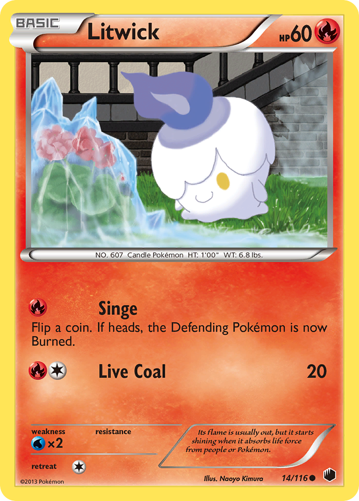 Litwick (14/116) [Black & White: Plasma Freeze] | Exor Games Summserside