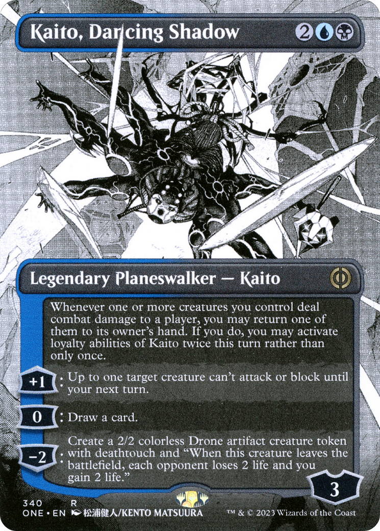 Kaito, Dancing Shadow (Borderless Manga) [Phyrexia: All Will Be One] | Exor Games Summserside