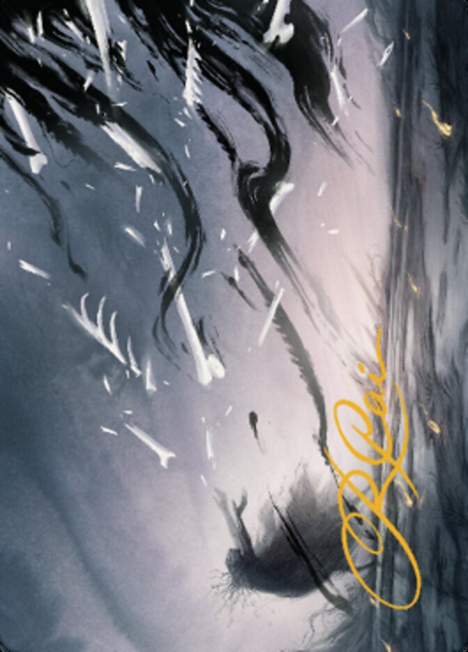 Shadow Prophecy Art Card (Gold-Stamped Signature) [Dominaria United Art Series] | Exor Games Summserside