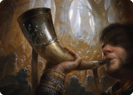 Horn of Gondor Art Card [The Lord of the Rings: Tales of Middle-earth Art Series] | Exor Games Summserside