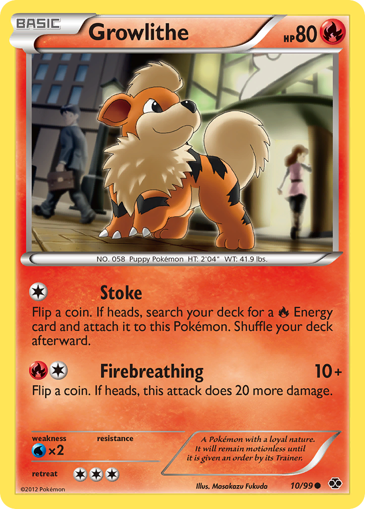 Growlithe (10/99) [Black & White: Next Destinies] | Exor Games Summserside