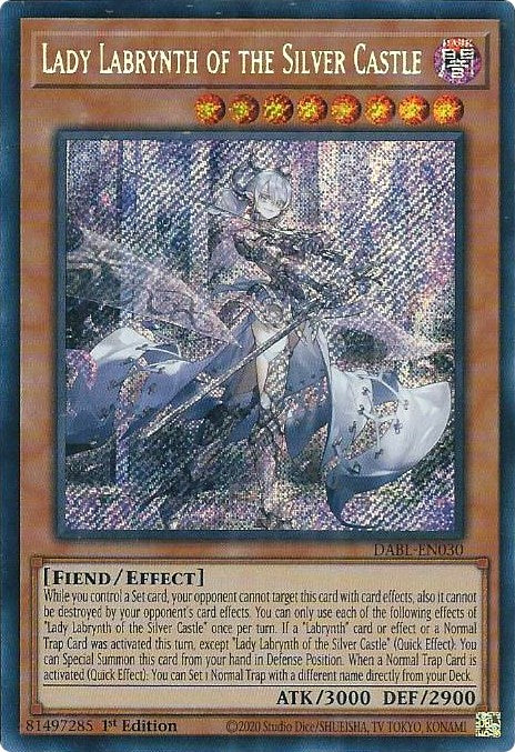 Lady Labrynth of the Silver Castle [DABL-EN030] Secret Rare | Exor Games Summserside