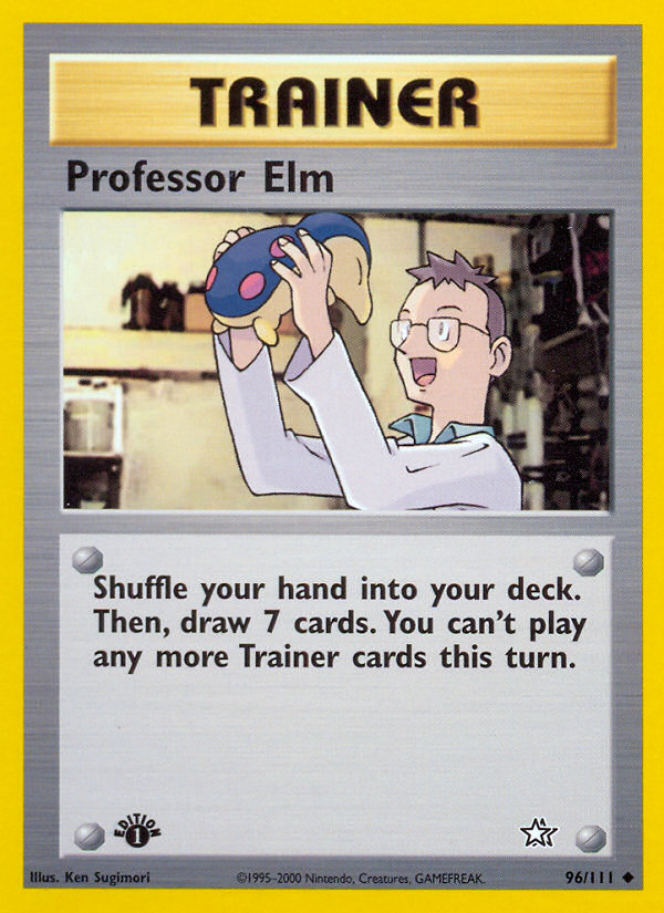 Professor Elm (96/111) [Neo Genesis 1st Edition] | Exor Games Summserside