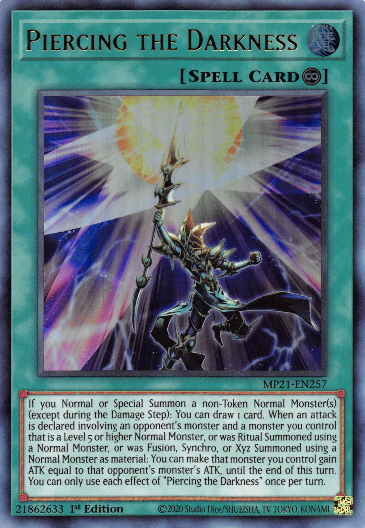 Piercing the Darkness [MP21-EN257] Ultra Rare | Exor Games Summserside