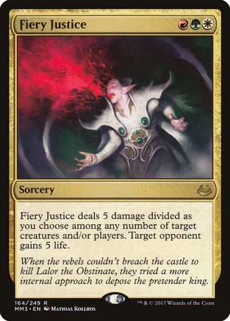 Fiery Justice [Modern Masters 2017] | Exor Games Summserside