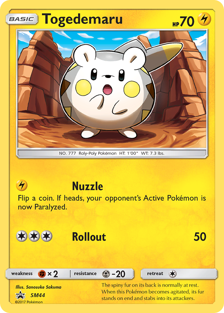 Togedemaru (SM44) [Sun & Moon: Black Star Promos] | Exor Games Summserside