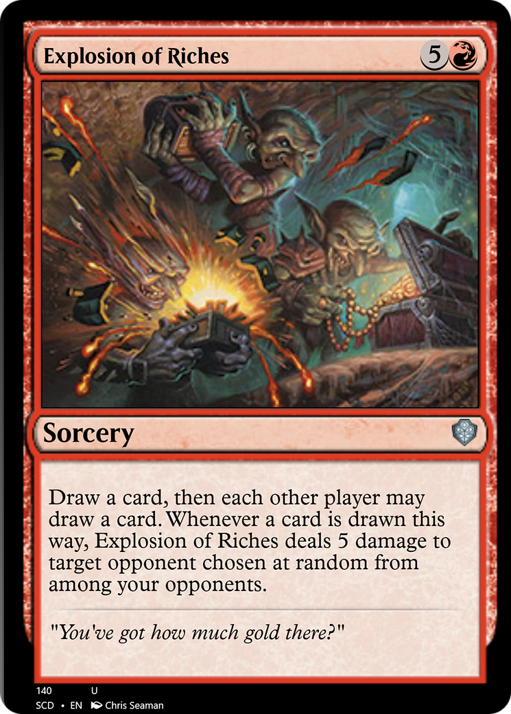 Explosion of Riches [Starter Commander Decks] | Exor Games Summserside
