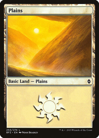 Plains (250) [Battle for Zendikar] | Exor Games Summserside