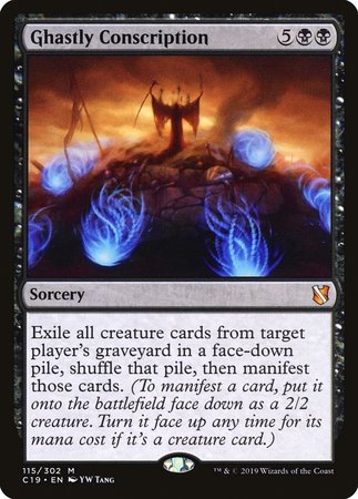 Ghastly Conscription [Commander 2019] | Exor Games Summserside