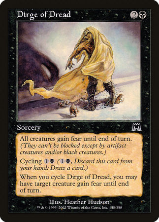 Dirge of Dread [Onslaught] | Exor Games Summserside
