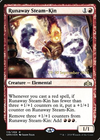 Runaway Steam-Kin [Guilds of Ravnica Promos] | Exor Games Summserside