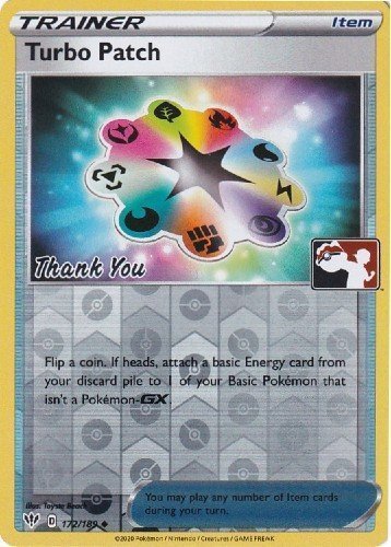 Turbo Patch (172/189) (Pokemon League) [Sword & Shield: Darkness Ablaze] | Exor Games Summserside