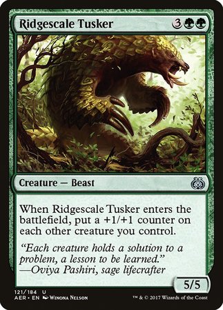 Ridgescale Tusker [Aether Revolt] | Exor Games Summserside