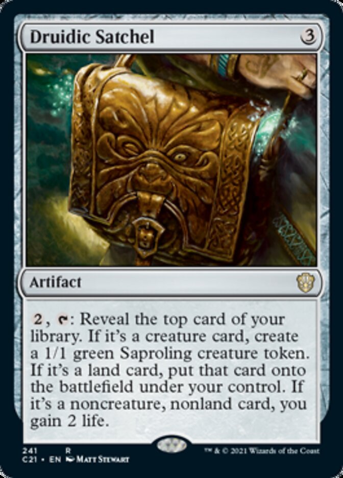Druidic Satchel [Commander 2021] | Exor Games Summserside