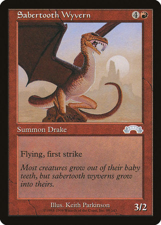 Sabertooth Wyvern [Exodus] | Exor Games Summserside