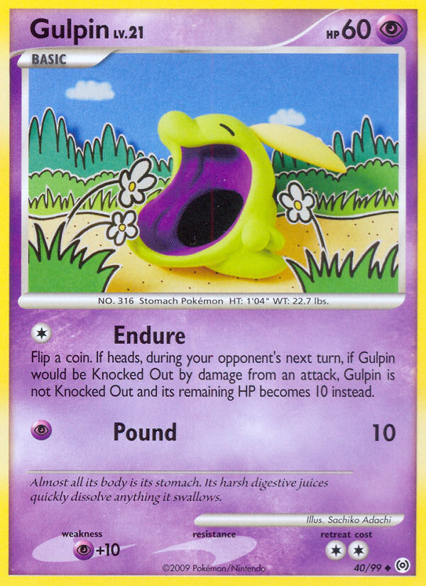 Gulpin (40/99) [Platinum: Arceus] | Exor Games Summserside