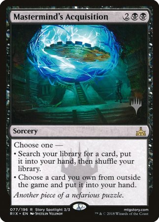 Mastermind's Acquisition [Rivals of Ixalan Promos] | Exor Games Summserside