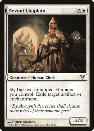 Devout Chaplain [Avacyn Restored] | Exor Games Summserside