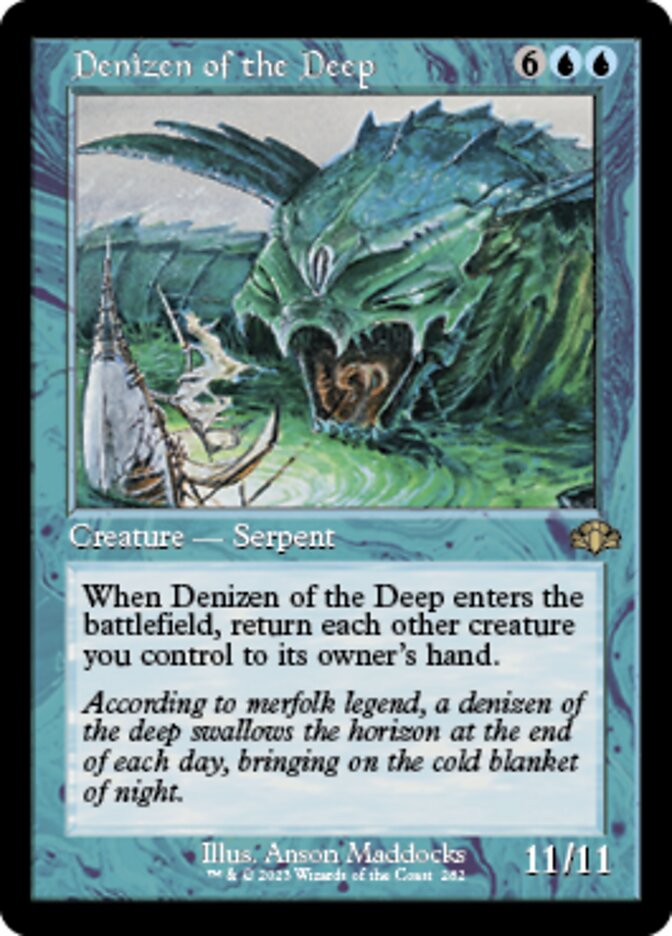 Denizen of the Deep (Retro) [Dominaria Remastered] | Exor Games Summserside