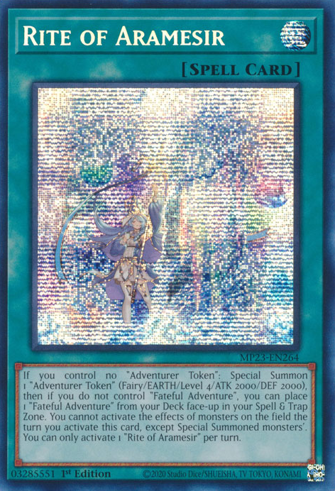 Rite of Aramesir [MP23-EN264] Prismatic Secret Rare | Exor Games Summserside