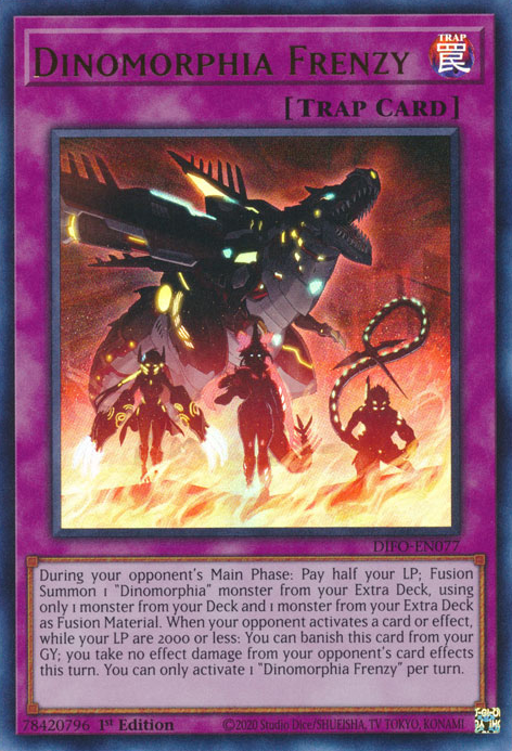 Dinomorphia Frenzy [DIFO-EN077] Ultra Rare | Exor Games Summserside