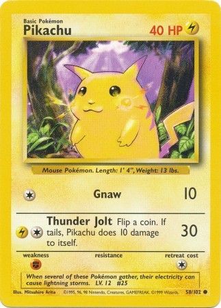 Pikachu (58/102) [Base Set Unlimited] | Exor Games Summserside