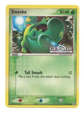 Treecko (70/106) (Gen Con The Best Four Days in Gaming Promo) [EX: Emerald] | Exor Games Summserside