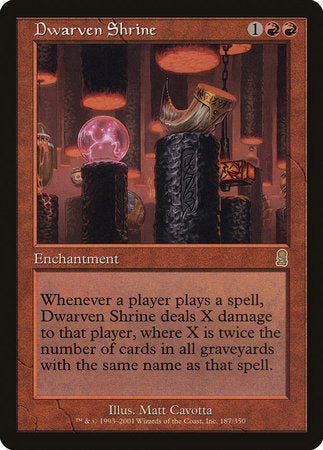 Dwarven Shrine [Odyssey] | Exor Games Summserside