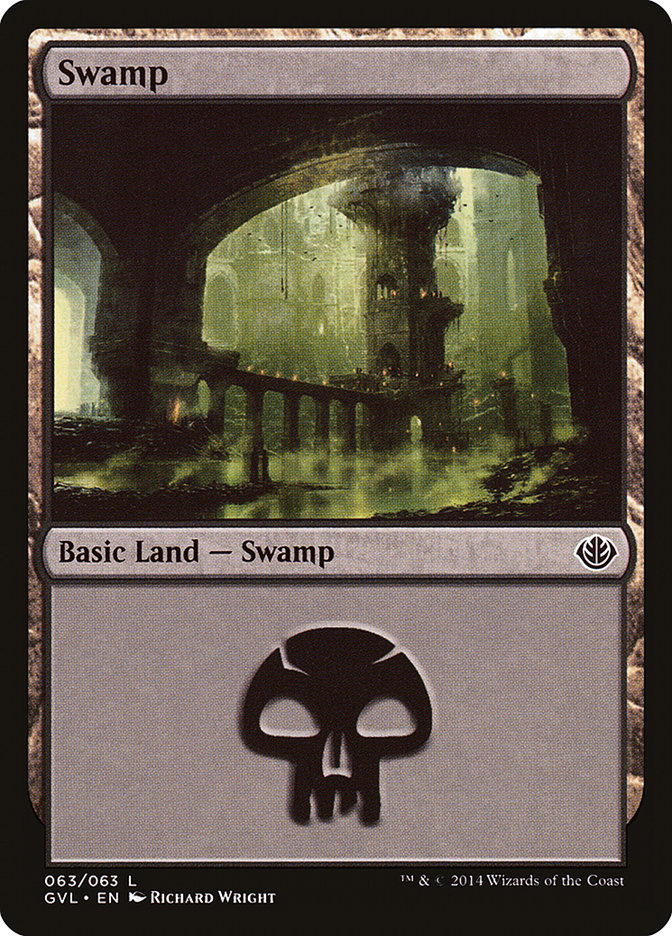 Swamp (63) (Garruk vs. Liliana) [Duel Decks Anthology] | Exor Games Summserside