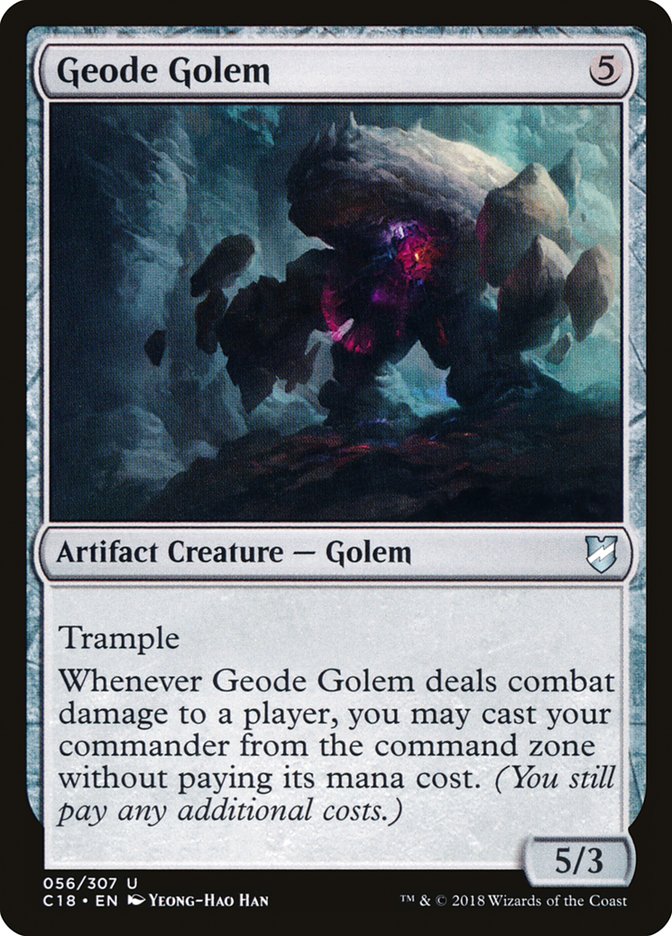 Geode Golem [Commander 2018] | Exor Games Summserside