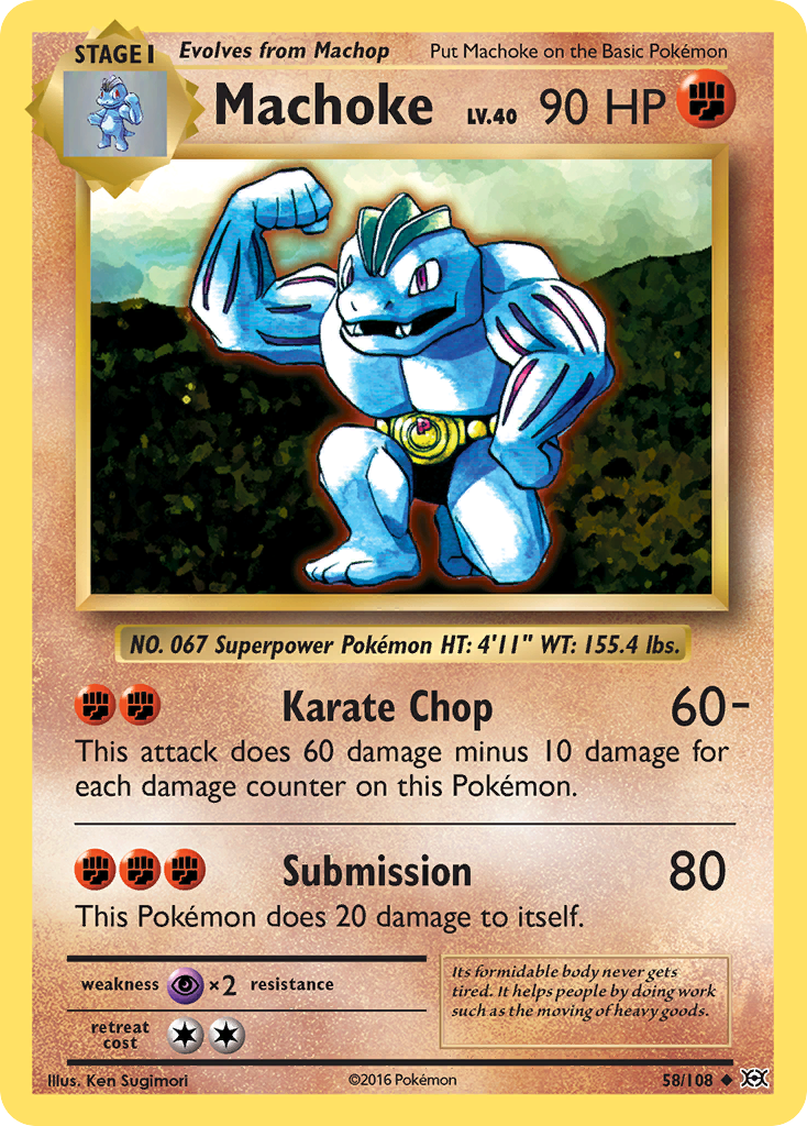 Machoke (58/108) [XY: Evolutions] | Exor Games Summserside