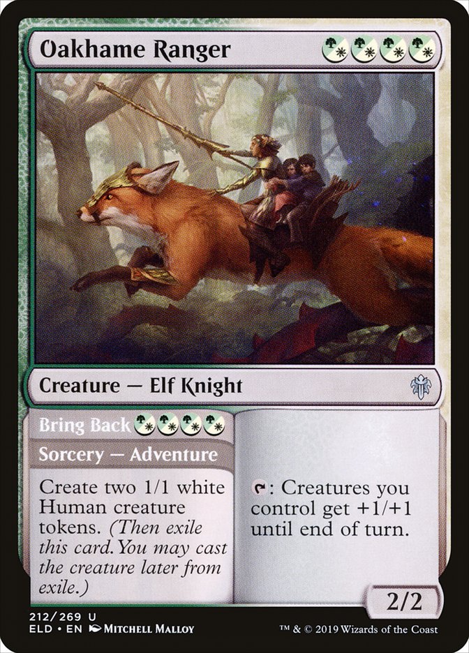 Oakhame Ranger // Bring Back [Throne of Eldraine] | Exor Games Summserside