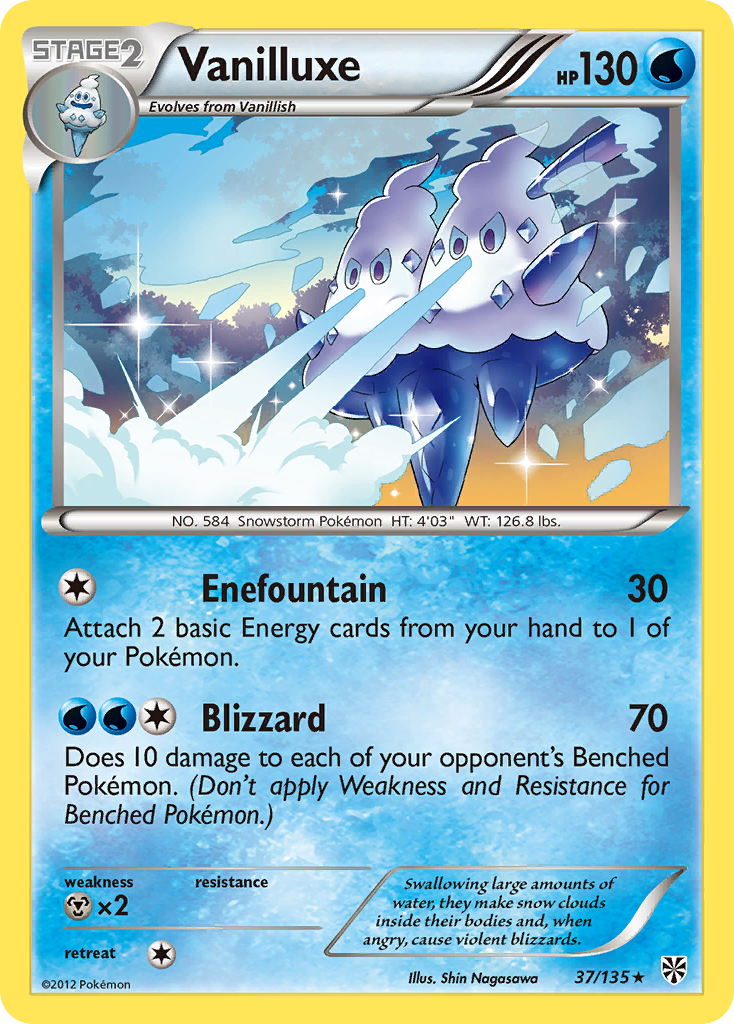 Vanilluxe (37/135) [Black & White: Plasma Storm] | Exor Games Summserside