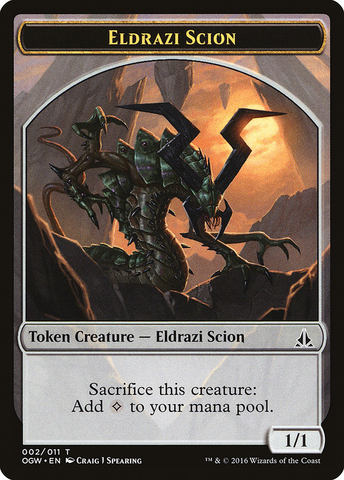 Eldrazi Scion (002/011) [Oath of the Gatewatch Tokens] | Exor Games Summserside