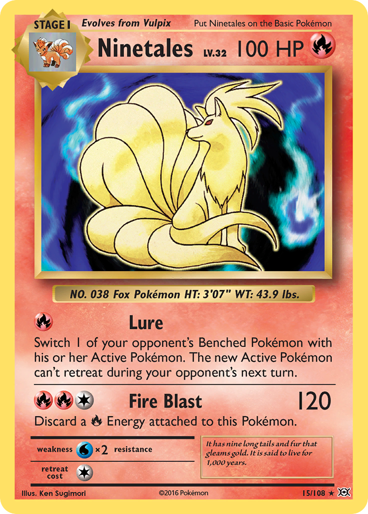 Ninetales (15/108) [XY: Evolutions] | Exor Games Summserside