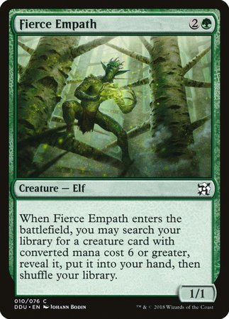 Fierce Empath [Duel Decks: Elves vs. Inventors] | Exor Games Summserside